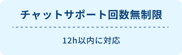 6:チャットサポート回数無制限